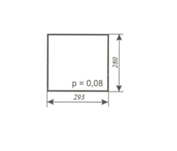 Szyba do ciągnika C-330 Kunów nowy i stary typ - tylna dolna (472)