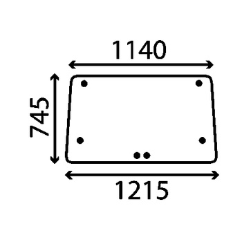 Szyba tylna RENAULT 6005002916