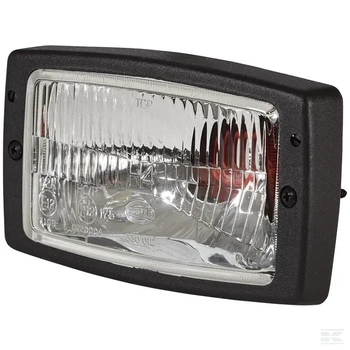 Reflektor halogenowy, prostokątny 12/24V przezroczysty przykręcany 182x88x102 mm Hella