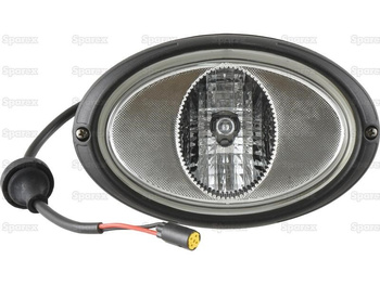 Lampa robocza Oval prawa - 12V