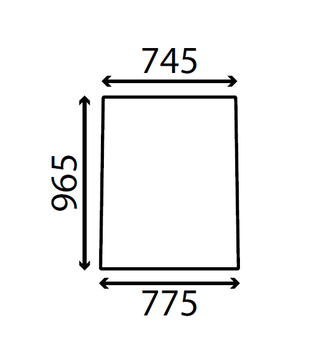 Szyba przednia Manitou 562048