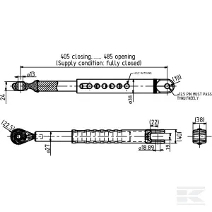 Stabilizator 405-485 mm