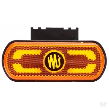 Lampa obrysowa LED, pomarańczowa, prostokątna, 12-24V "SAFETY LINE" Kramp