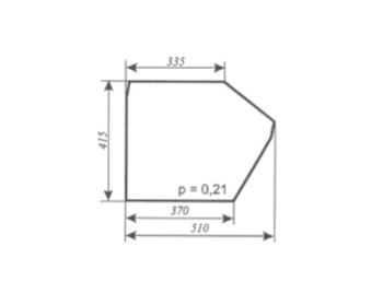 Szyba do ciągnika C-330,C-360 Koźmin (Z.Szyszka)- drzwi dolna(lewa, prawa)