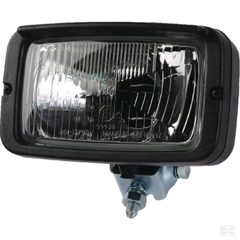 Reflektor halogenowy, prostokątny 12V przezroczysty/żółty przykręcany 180x120x126 mm Hella