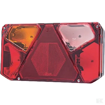 Lampa tylna zespolona prostokątna lewa halogen 12V lub 24V wersja UK gopart