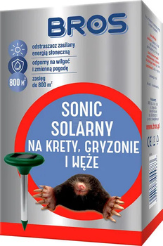 Bros odstraszacz kretów Sonic solarny