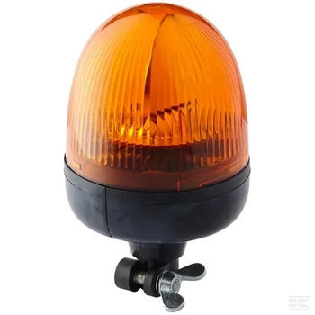 Lampa błyskowa halogenowa, obrotowa, 24V, pomarańczowa, na uchwyt, Ø 167 mm x 217 mm, Rota Compact Hella
