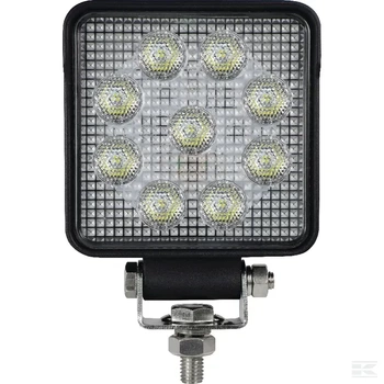Lampa robocza LED, kwadratowa, 15W 1710 lm 10/30V światło rozproszone 9 LED gopart
