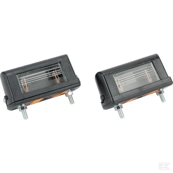 Lampa oświetlenia tablicy rejestracyjnej 5W, prostokątna, 12/24V, 85 x 30 x 38.8 mm, gopart