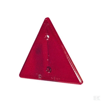 Odblask trójkątny czerwony Hella