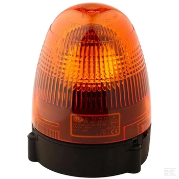 Lampa błyskowa halogenowa, obrotowa, 24V, pomarańczowa, przykręcana, Ø 130 mm x 174 mm, Rotafix Hella