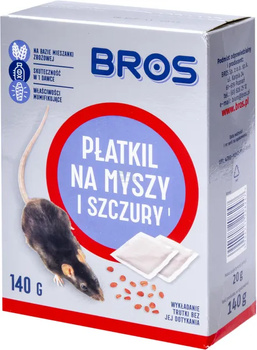 Bros  Płatkil - płatki na myszy i szczury, 140g
