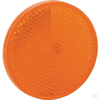 Odblask okrągły z otworami pomarańczowy (linked)