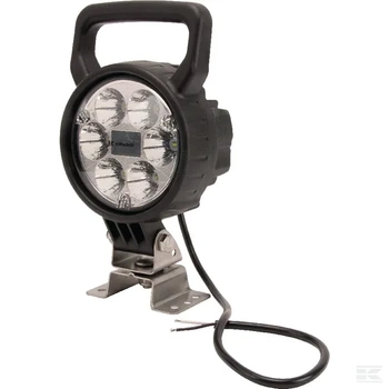 Lampa robocza LED, okrągła, 25W 2000 lm 10/30V światło skupione 6 LED Kramp