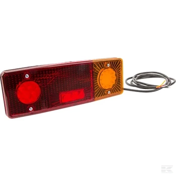 Lampa tylna zespolona LED, prawa, prostokątna, 12/24V Kramp