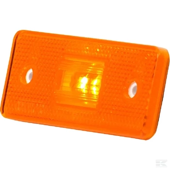Lampa obrysowa LED, prostokątna, 12/24V z przewodem Kramp