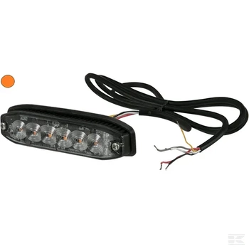 Lampa ostrzegawcza, bursztynowa, 6 LED, TA2