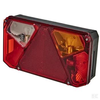 Lampa tylna zespolona, prawa, prostokątna 12/24V 5-pinowa Kramp