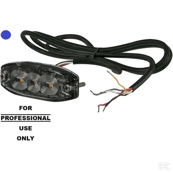 Lampa ostrzegawcza, bursztynowa, 3 LED
