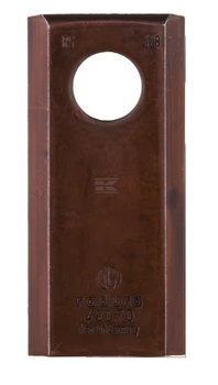 Nożyk kosiarki rotacyjnej Schumacher 477762KR 94x40x4 Ø19 do Fella