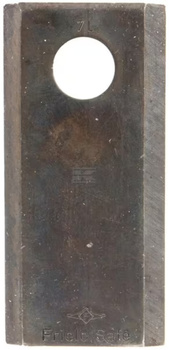 Nożyk kosiarki rotacyjnej Kramp VGXD570KR 107x50x4 Ø19 PZ Vicon