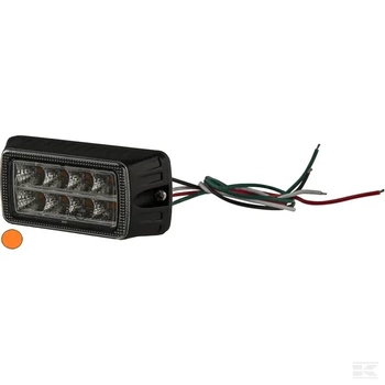 Lampa ostrzegawcza LED, bursztynowa, Kramp