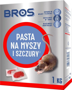 Bros  pasta na myszy i szczury 1 kg