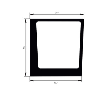 Szyba przednia dolna prawa VALTRA V31515500