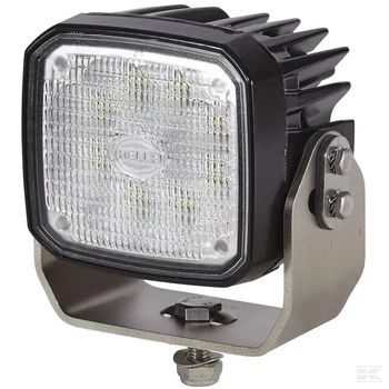 Lampa robocza LED, kwadratowa, 4000 lm 12/24V z wtyczką Detusch, 8 LED Hella