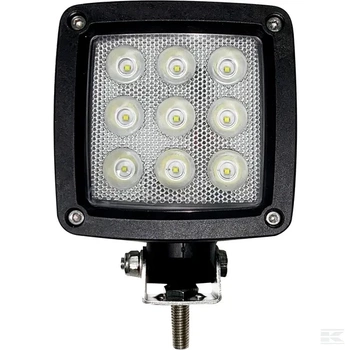 Lampa robocza LED, kwadratowa 27W 3000lm 10/30V z wtyczką Deutsch światło rozproszone 9 LED Kramp
