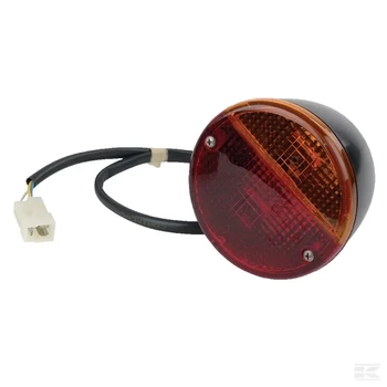 Lampa tylna zespolona, okrągła, Ø 115 mm z wtyczką AMP Cobo