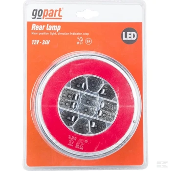 Lampa tylna zespolona LED, okrągła, 12-24V, Ø 140 mm gopart