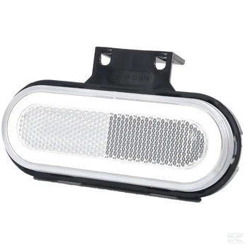 Lampa obrysowa LED, prostokątna, 12-24V, 124x49x20 mm, Kramp