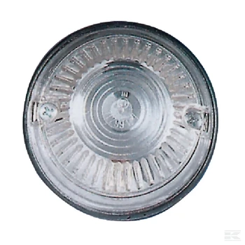 Lampa obrysowa okrągła, 12V biała przykręcana, Geka