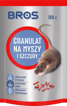 Bros granulat na myszy i szczury, 100g - doypack