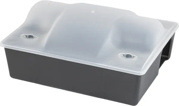 Pestpro stacja deratyzacyjna Dual z przezroczystą pokrywą