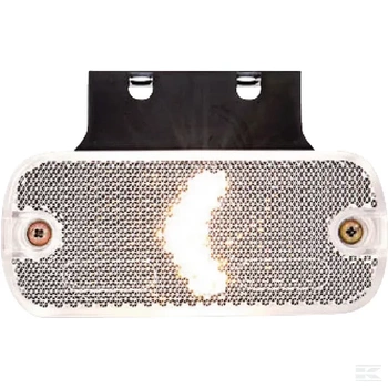 Lampa obrysowa LED, prostokątna, 12/24V z przewodem Kramp