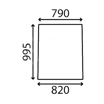 Szyba przednia Manitou 562608
