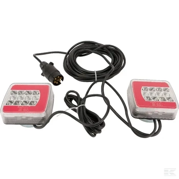 Zestaw lamp LED, tylnych na magnes 7.5m