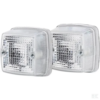 Lampa cofania, 12/24V białe światło przykręcana 84x51x84 mm płaska wtyczka Hella