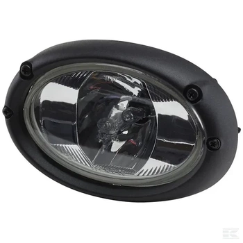 Lampa robocza halogenowa owalna 12V z wtyczką AMP Hella