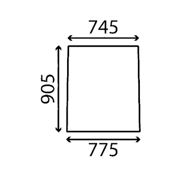 Szyba przednia Manitou 208869