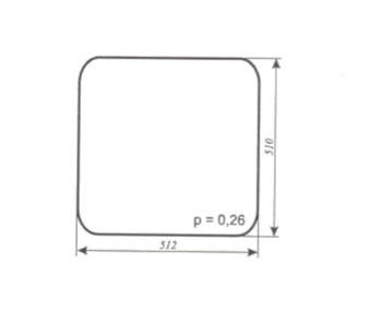 Szyba C-360 kabina Kunów blaszanka, czterdziestka - boczna(lewa, prawa) (2)