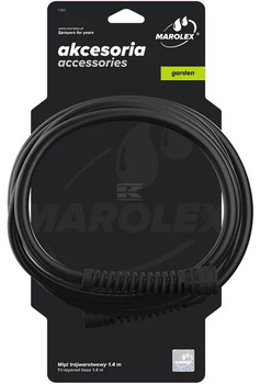 Marolex wąż z nakrętkami, 140 cm