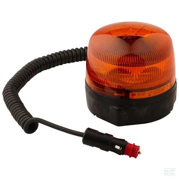 Lampa błyskowa LED, okrągła, 12/24V, żółta/pomarańczowa, na magnes, 135x126.1 mm, 8 szt. LED Hella