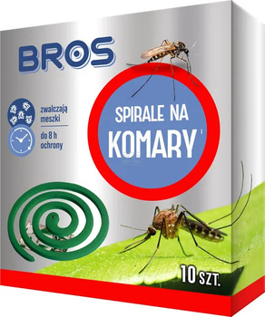 Bros spirale na komary, 10 szt.