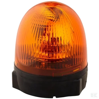 Lampa błyskowa halogenowa, obrotowa, 24V, pomarańczowa, na uchwyt, 158 mm, Rota Compact Hella