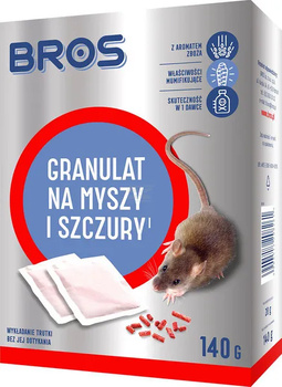 Bros Granulat na myszy i szczury, 140g