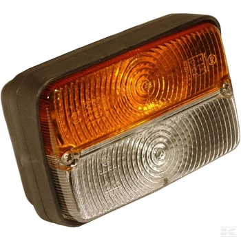 Lampa pozycyjna z kierunkowskazem żarówkowa, przednia pomarańczowa/biała Vapormatic